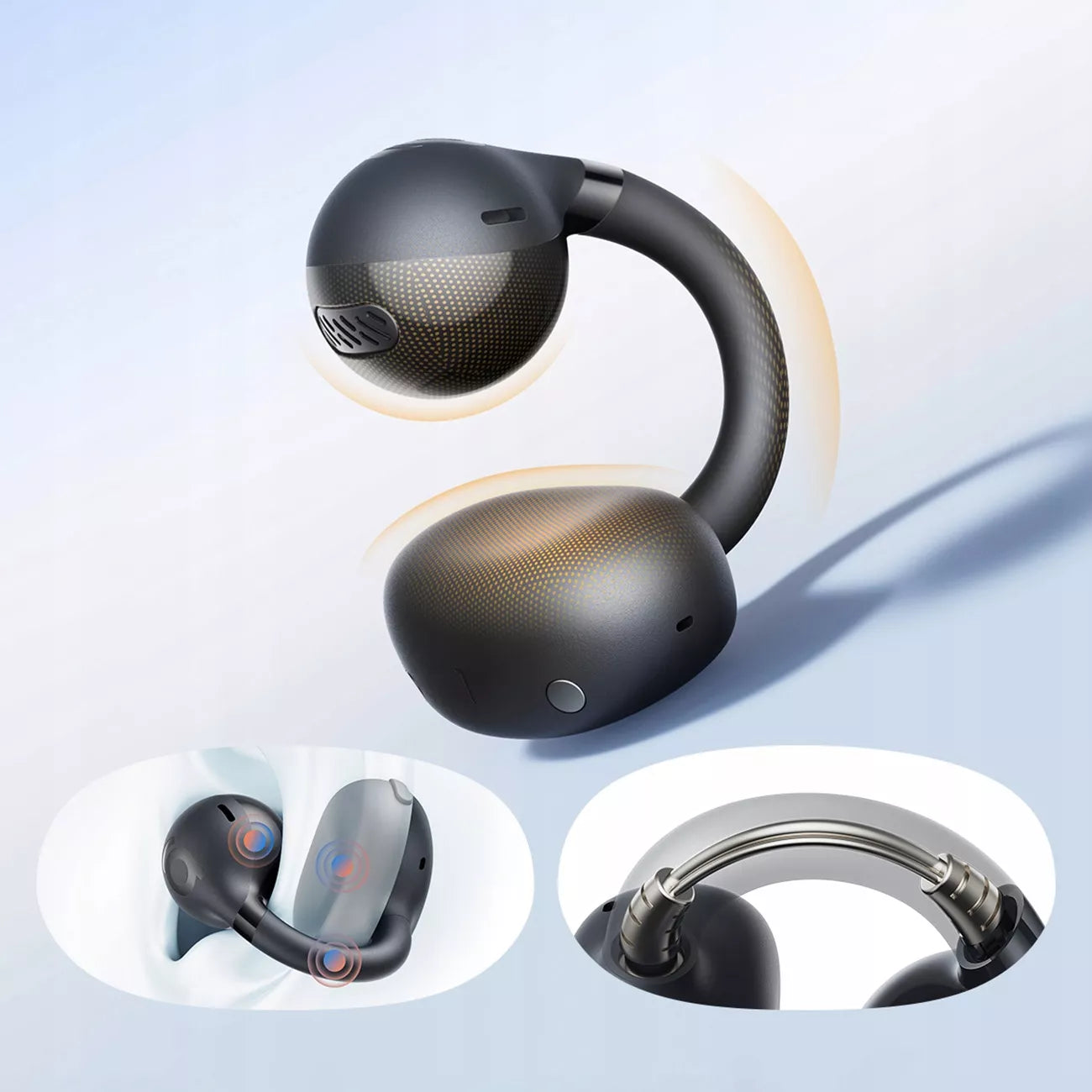 BASEUS Bluetooth belaidės ausinės Open-Ear Bass BC1 su segtuku