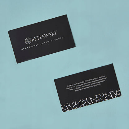 BETLEWSKI Vyriška "vintage" odinė piniginė, vertikali, elegantiška