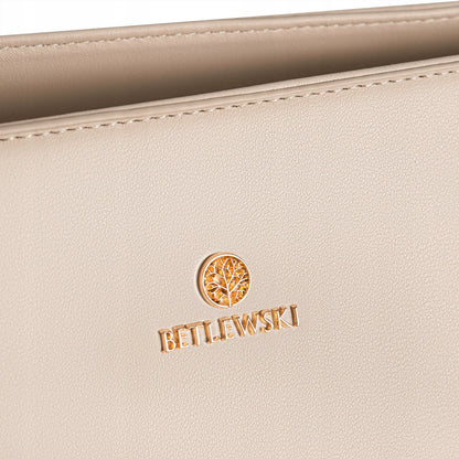 BETLEWSKI Moteriška rankinė "tote bag" šoperio tipo, talpi, patogi, elegantiška, ekologiška