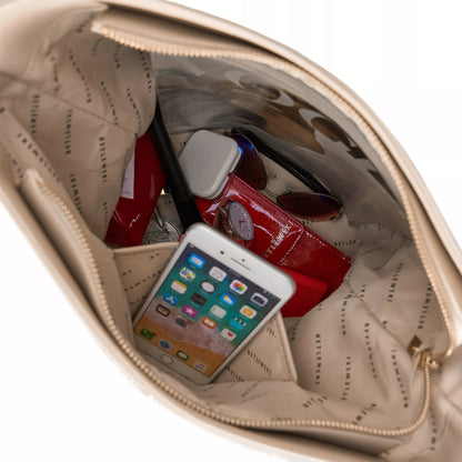 BETLEWSKI Moteriška rankinė "tote bag" šoperio tipo, talpi, patogi, elegantiška, ekologiška