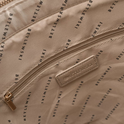 BETLEWSKI Moteriška rankinė "tote bag" šoperio tipo, talpi, patogi, elegantiška, ekologiška