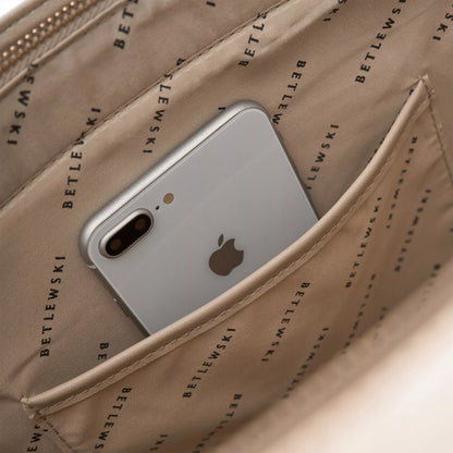 BETLEWSKI Moteriška rankinė "tote bag" šoperio tipo, talpi, patogi, elegantiška, ekologiška