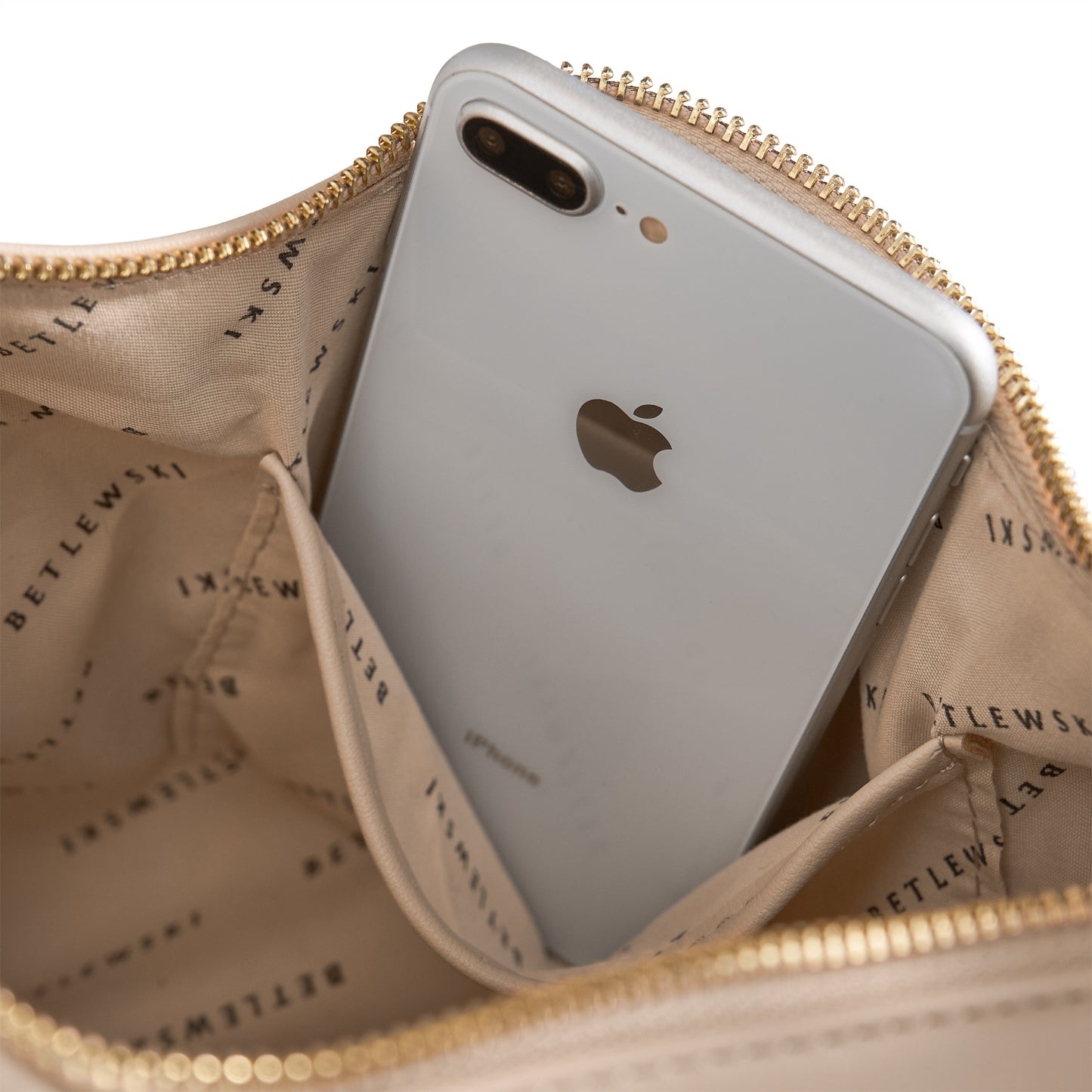 BETLEWSKI madinga klasikinė patogi moteriška rankinė ant peties, nuimamas dirželis