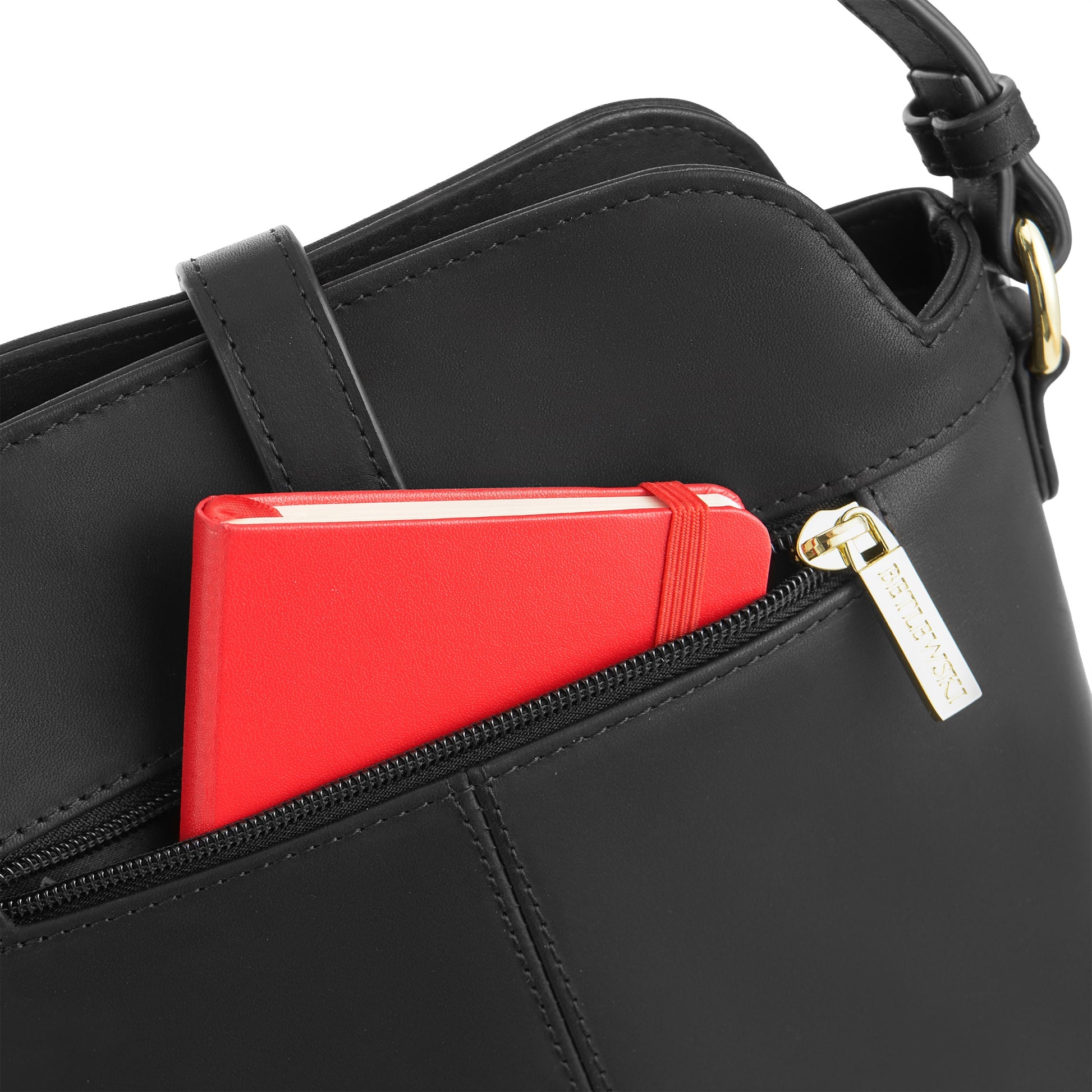 BETLEWSKI moteriška lygi, matinė, ekologiškos odos, klasikinė rankinė