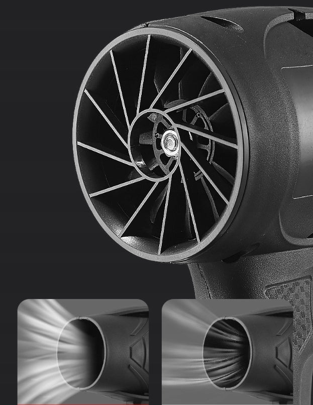 Belaidis akumuliatorinis lapų pūstuvas, turbokompresorius