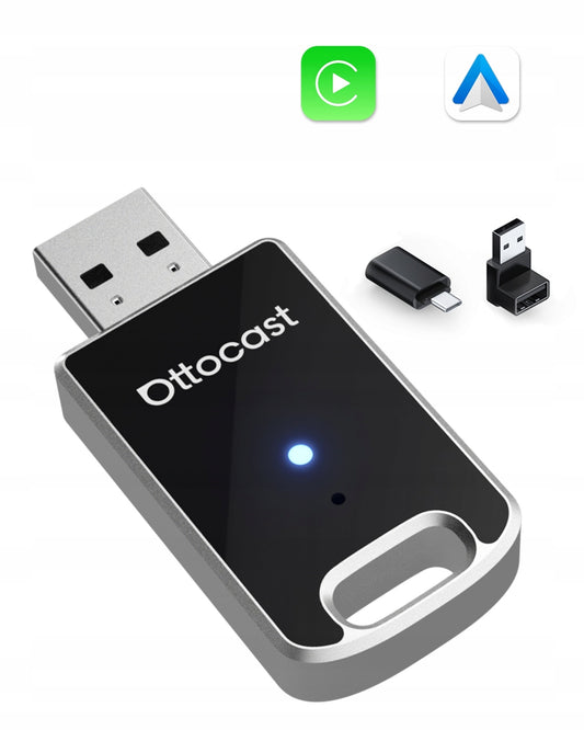 Belaidis Automobilinis Adapteris USB Android Auto Apple CarPlay OTTOCAST