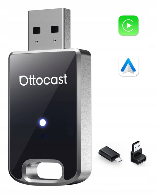 Belaidis Automobilinis Adapteris USB Android Auto Apple CarPlay OTTOCAST