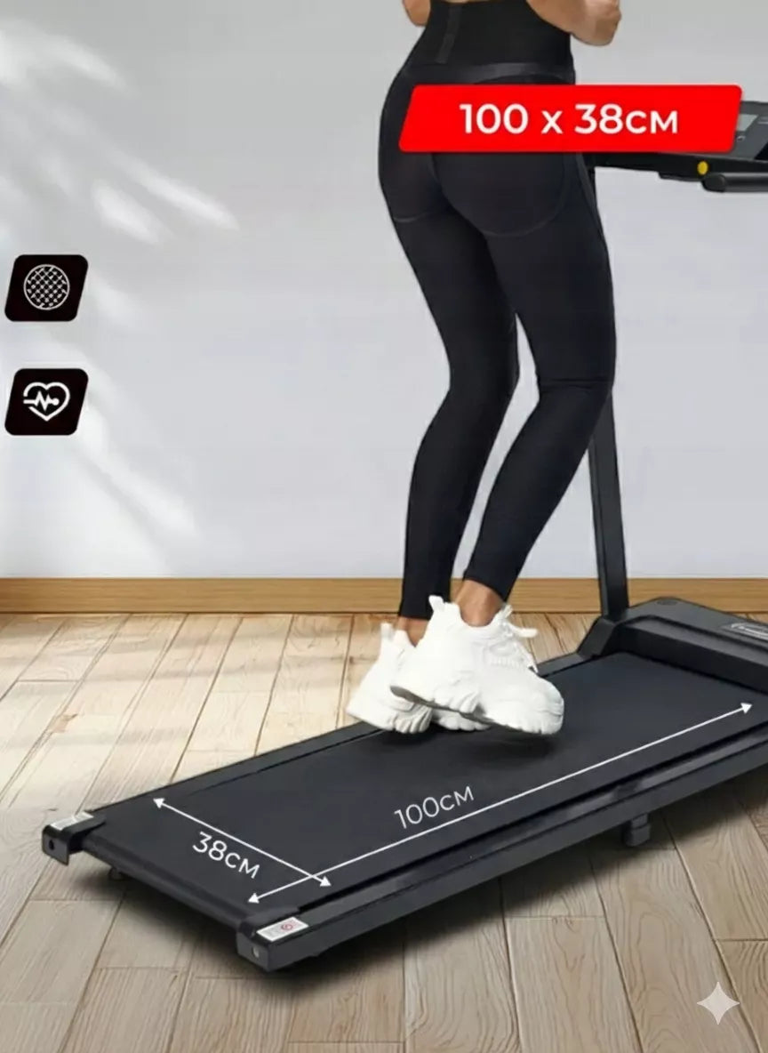 ELEKTRINĖ BĖGIMO TAKELĖ LANKSTOMA 12 PROGRAMŲ NAMŲ TRENIRUOTĖS BĖGIMAS IKI 8KM/H