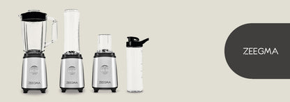 Stiklinis blenderis, kavos malūnėlis, 4in1 mikseris 1050W ZEEGMA