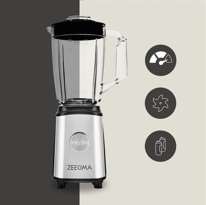 Stiklinis blenderis, kavos malūnėlis, 4in1 mikseris 1050W ZEEGMA