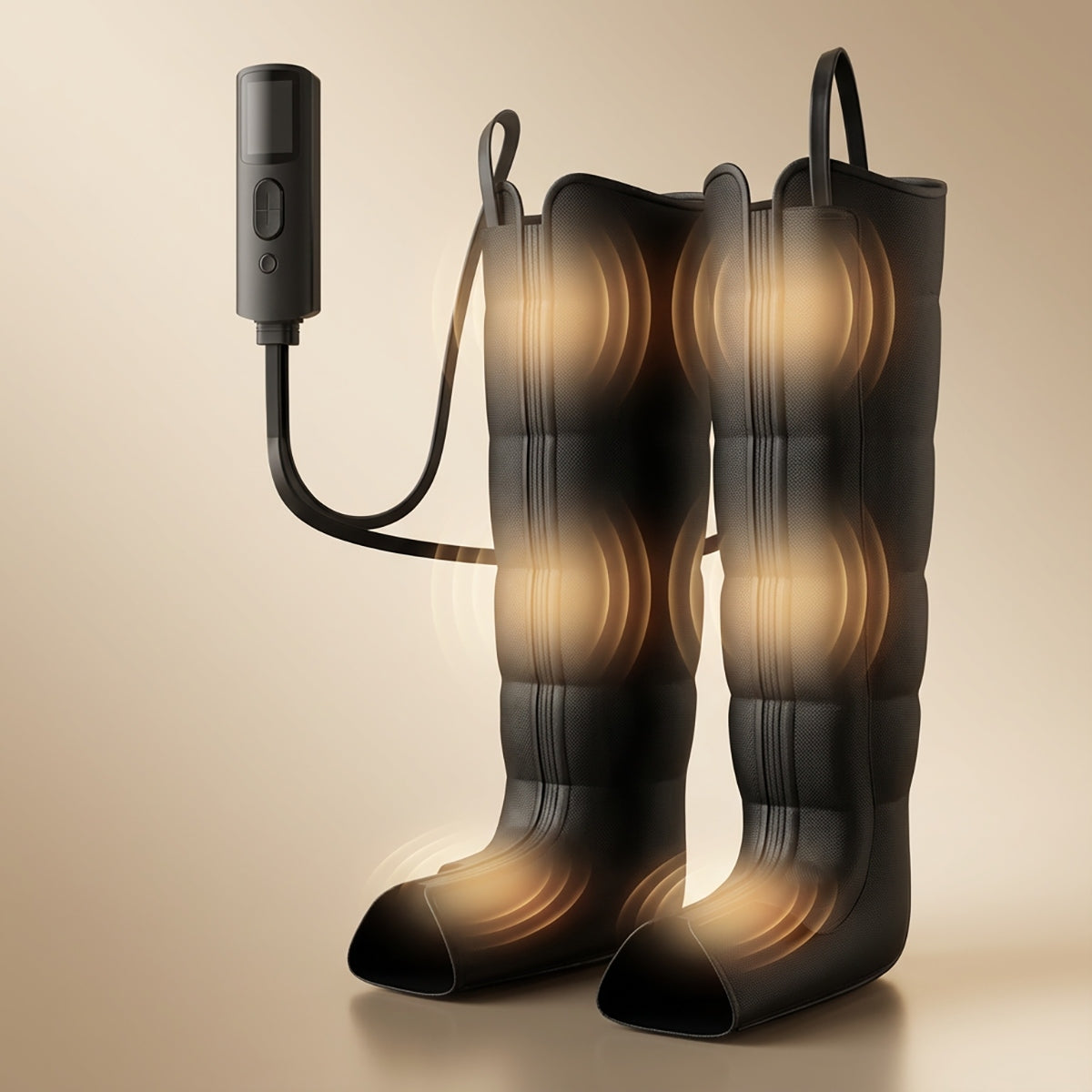 BOSTE DRENAŽAS KOJŲ LIMFOMASAŽINĖ PRIEMONĖ 6 KAMERŲ KOJINĖMS SU ŠILDYMU PRESOTERAPIJA