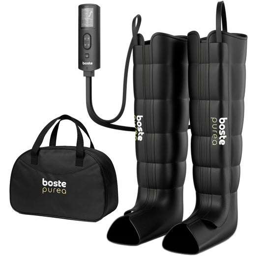 BOSTE DRENAŽAS KOJŲ LIMFOMASAŽINĖ PRIEMONĖ 6 KAMERŲ KOJINĖMS SU ŠILDYMU PRESOTERAPIJA