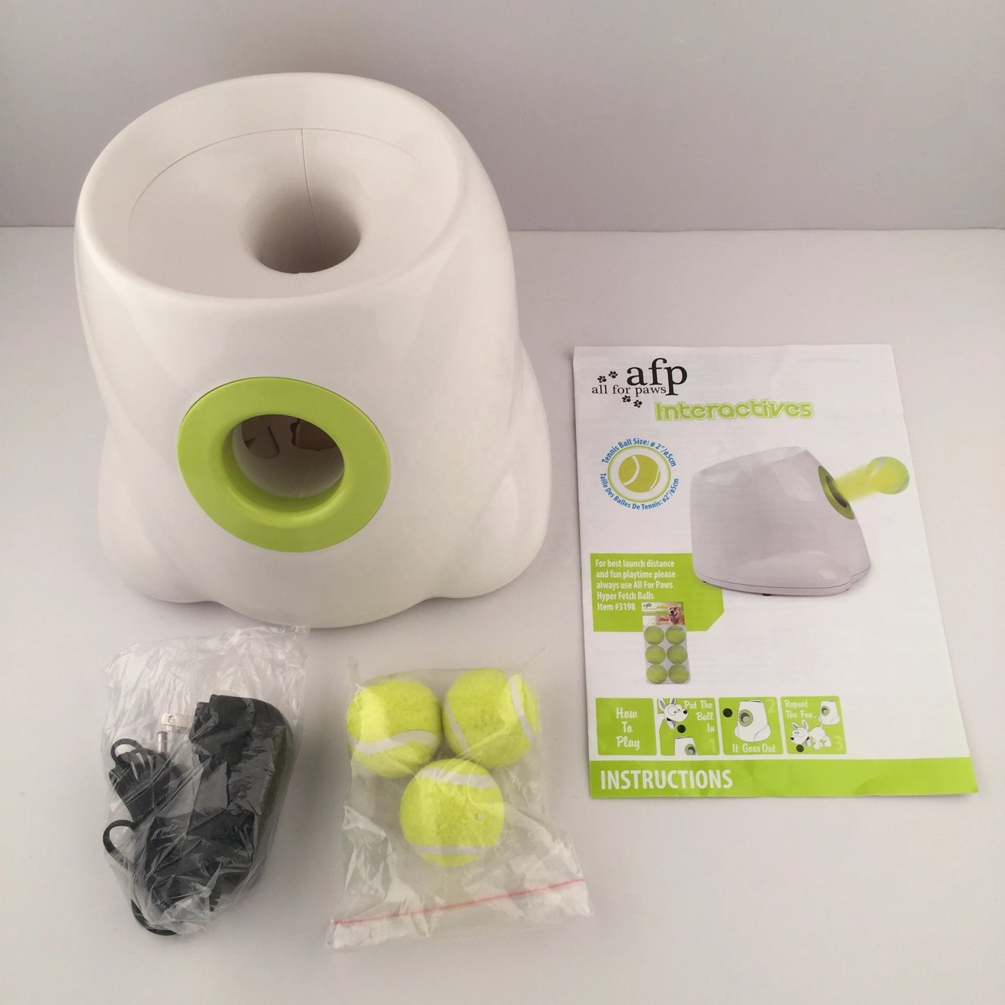 BOT automatinis kamuolių metimo įrenginys šunims L1, kamuoliukai 5 cm