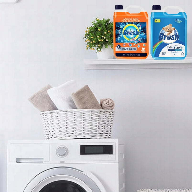 BRESH UNIVERSALUS SKYSTIS GELIS SKALBIMUI 5L + SKALBIMO SKALAVIKLIS 5L - 350 SKALAVIMŲ