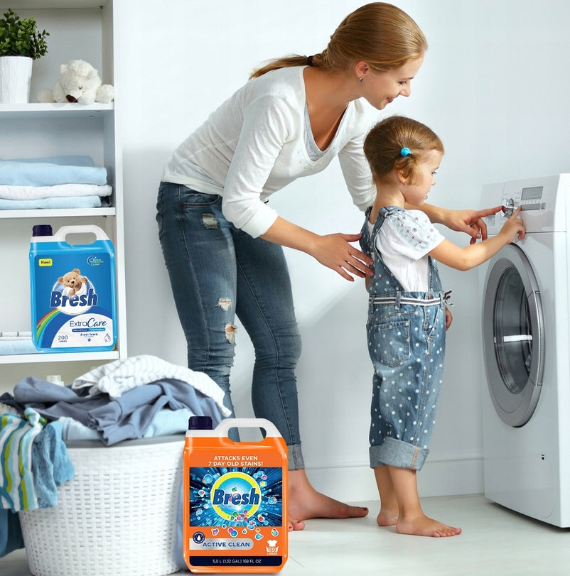 BRESH UNIVERSALUS SKYSTIS GELIS SKALBIMUI 5L + SKALBIMO SKALAVIKLIS 5L - 350 SKALAVIMŲ