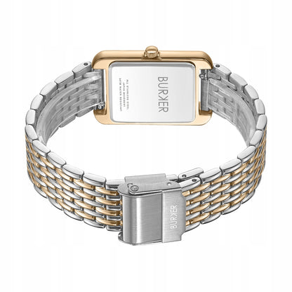 BURKER Moteriškas laikrodis - Grandininė apyrankė - Olivia Juodas auksas Sidabras