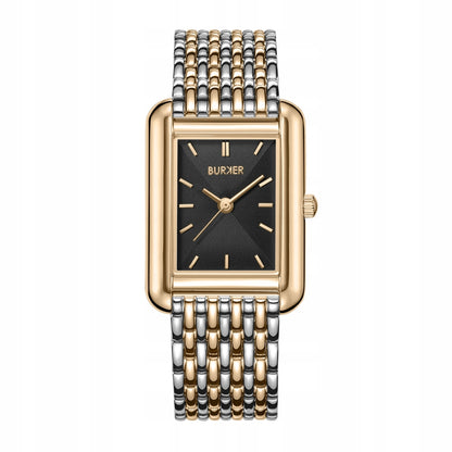 BURKER Moteriškas laikrodis - Grandininė apyrankė - Olivia Juodas auksas Sidabras