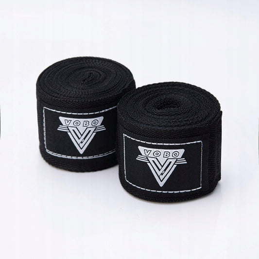 VoBo bokso tvarstukai 4m juodi universalūs Spandex