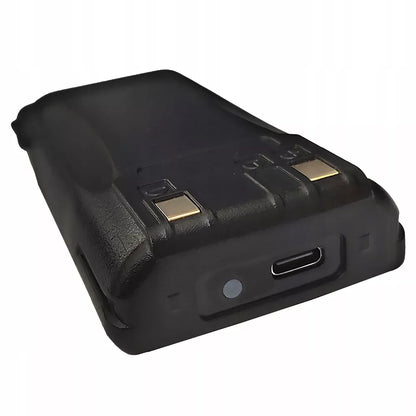 Baofeng UV-82 HTQ USB-C 2800mAh TRUMPLIŪNAS RADIOTELEFONAS RADEJO STOTELĖ WALKIE TALKIE