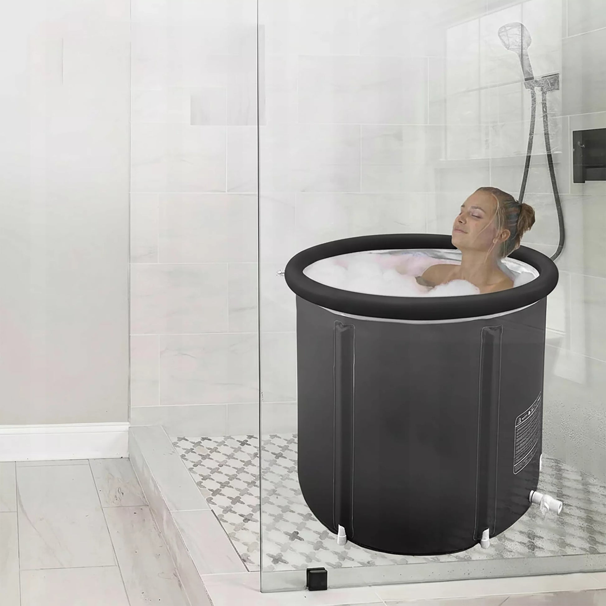 Baseinas Vonia Nardymui Sulankstomas Kubilas Statina Šalto Kubilas 330L