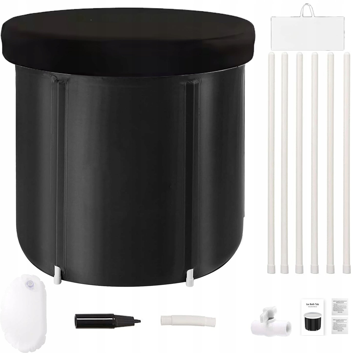 Baseinas Vonia Nardymui Sulankstomas Kubilas Statina Šalto Kubilas 330L