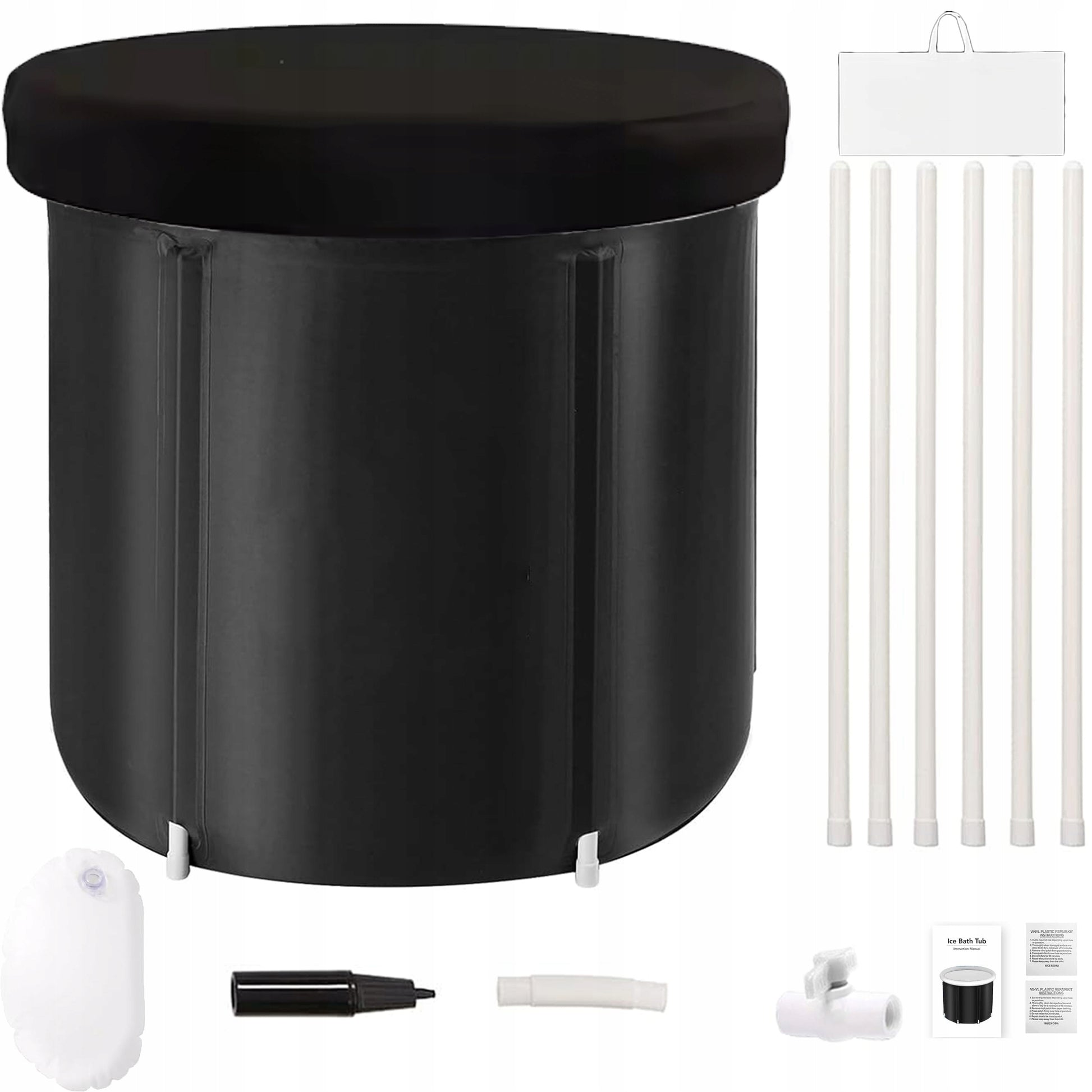 Baseinas Vonia Nardymui Sulankstomas Kubilas Statina Šalto Kubilas 330L