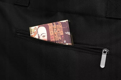 Beltimore moteriškas pirkinių krepšys (shopper) iš poliesterio, juodas