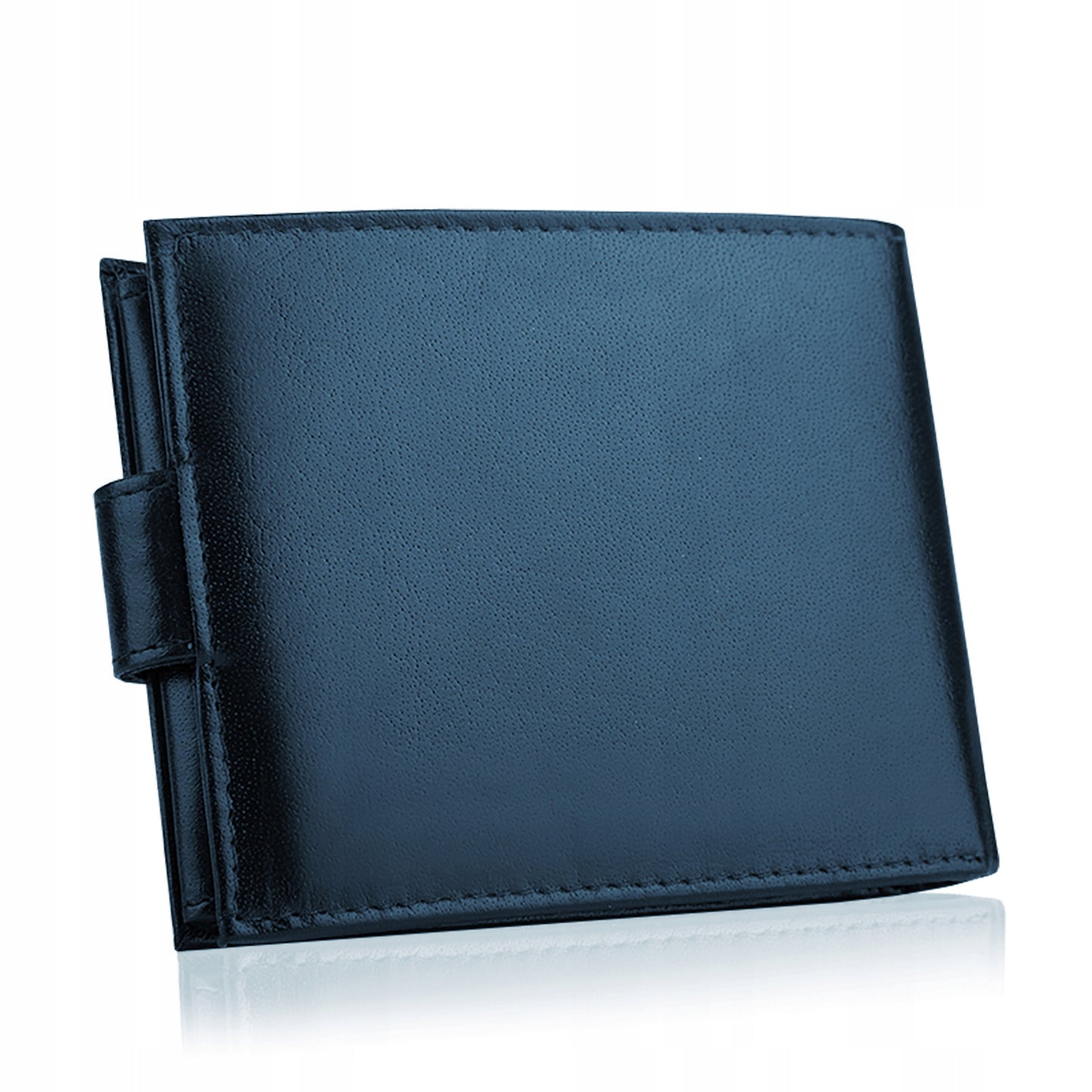 Betlewski Odosobintas vyriška piniginė, tvirta, su užsegimu, RFID kortelių apsauga, granato spalvos