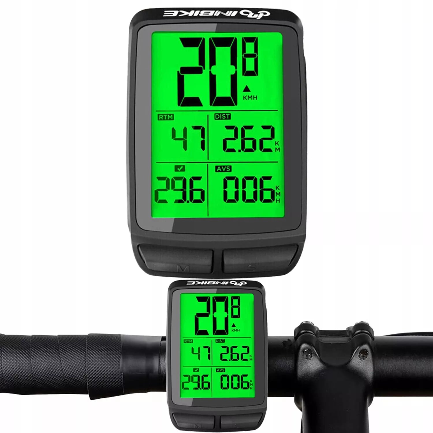 Bezprzewodowy komputer rowerowy z wyświetlaczem LCD, licznik rowerowy, prędkościomierz