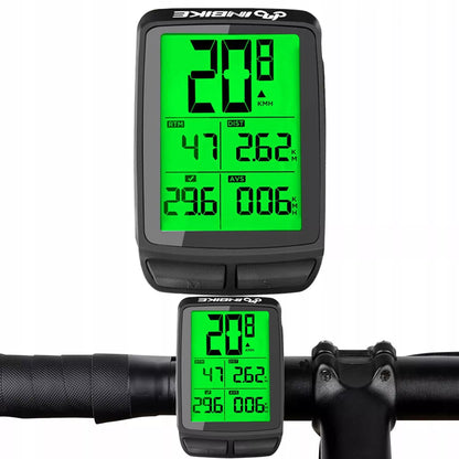 Bezprzewodowy komputer rowerowy z wyświetlaczem LCD, licznik rowerowy, prędkościomierz