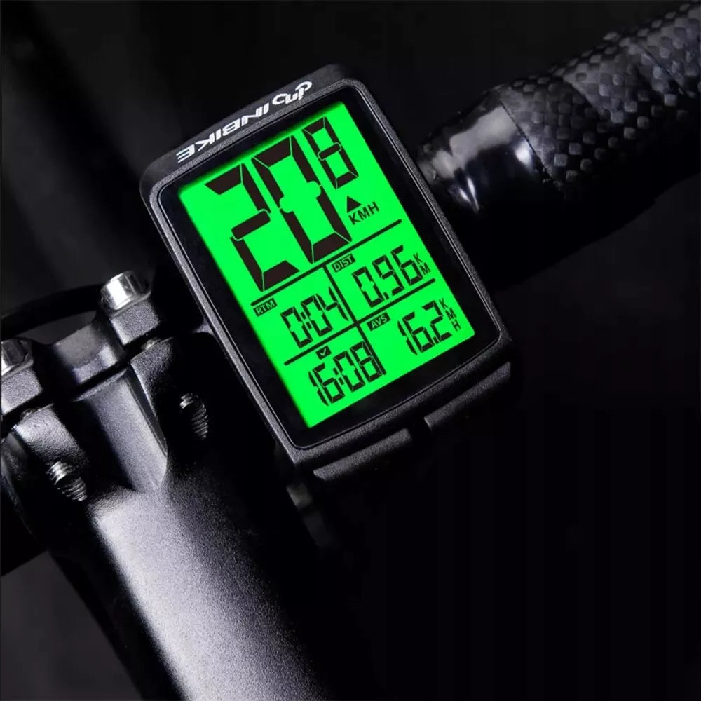Bezprzewodowy komputer rowerowy z wyświetlaczem LCD, licznik rowerowy, prędkościomierz