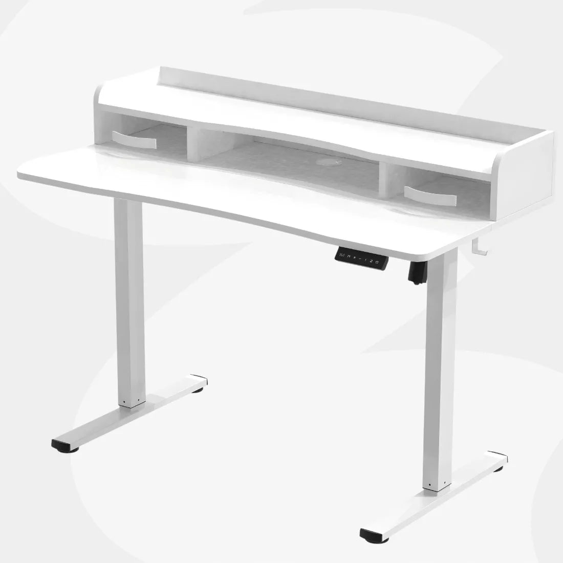 Elektrinis Stalas 120x60 su Stalčiumi, USB Antstatu ir Atmintimi Spacetronik