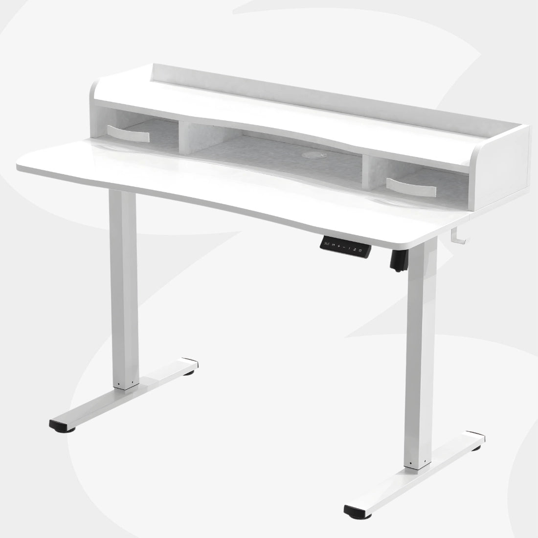 Elektrinis Stalas 120x60 su Stalčiumi, USB Antstatu ir Atmintimi Spacetronik