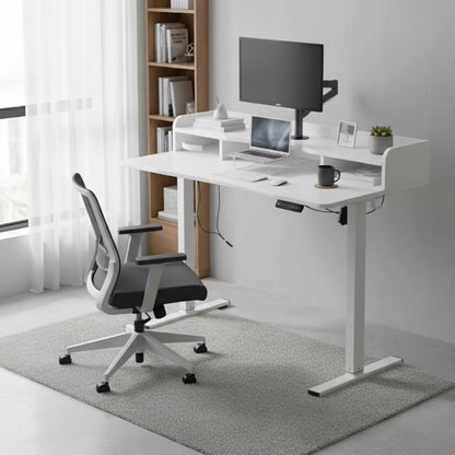 Elektrinis Stalas 120x60 su Stalčiumi, USB Antstatu ir Atmintimi Spacetronik