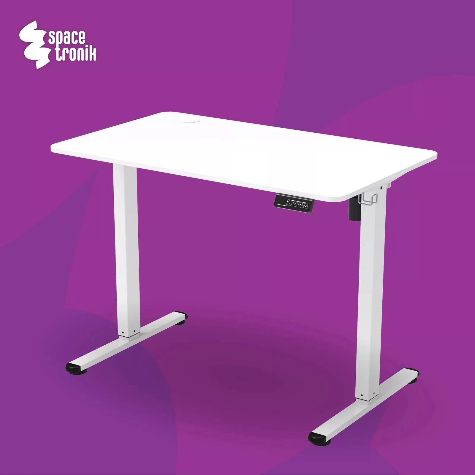 Elektrinis stalas su reguliuojamu aukščiu 100x60cm, aukščio reguliavimas 72-118cm Spacetronik