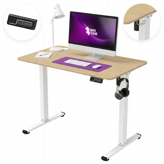 Elektrinis reguliuojamas stalas 100x60 Aukščio reguliavimas 72-118 Spacetronik