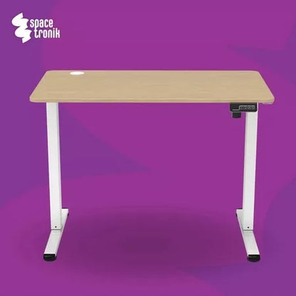 Elektrinis reguliuojamas stalas 120x60 cm, aukščio reguliavimas 72-118 cm Spacetronik