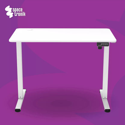 Elektrinis reguliuojamas stalas 120x60 cm, aukščio reguliavimas 72-118 cm Spacetronik