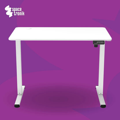 Elektrinis reguliuojamas stalas 120x60 cm, aukščio reguliavimas 72-118 cm Spacetronik