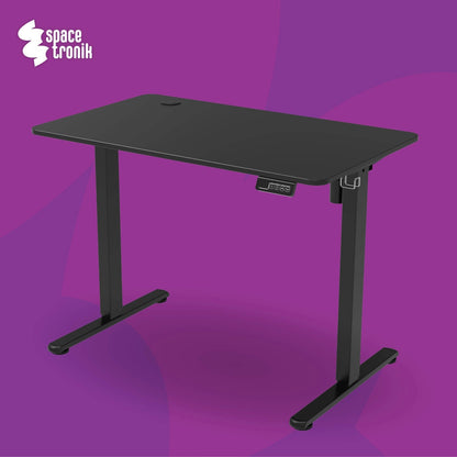 Elektrinis reguliuojamas stalas 120x60 cm, aukščio reguliavimas 72-118 cm Spacetronik