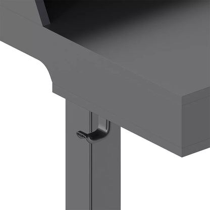 Elektrinis reguliuojamo aukščio rašomasis stalas 120x60cm, aukščio reguliavimas Spacetronik 72–118cm
