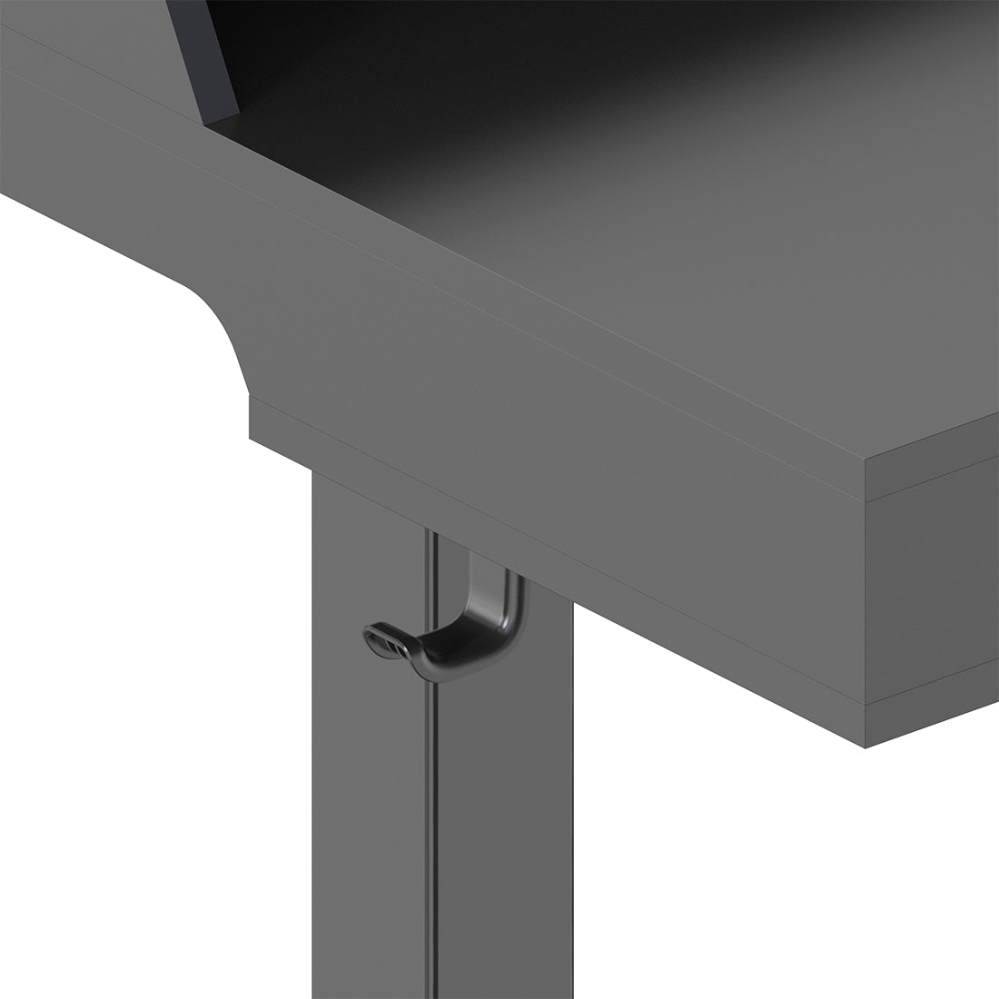 Elektrinis reguliuojamo aukščio rašomasis stalas 120x60cm, aukščio reguliavimas Spacetronik 72–118cm