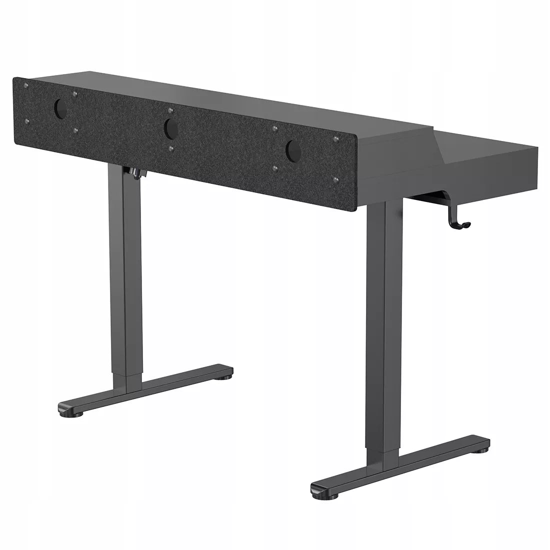 Elektrinis reguliuojamo aukščio rašomasis stalas 120x60cm, aukščio reguliavimas Spacetronik 72–118cm