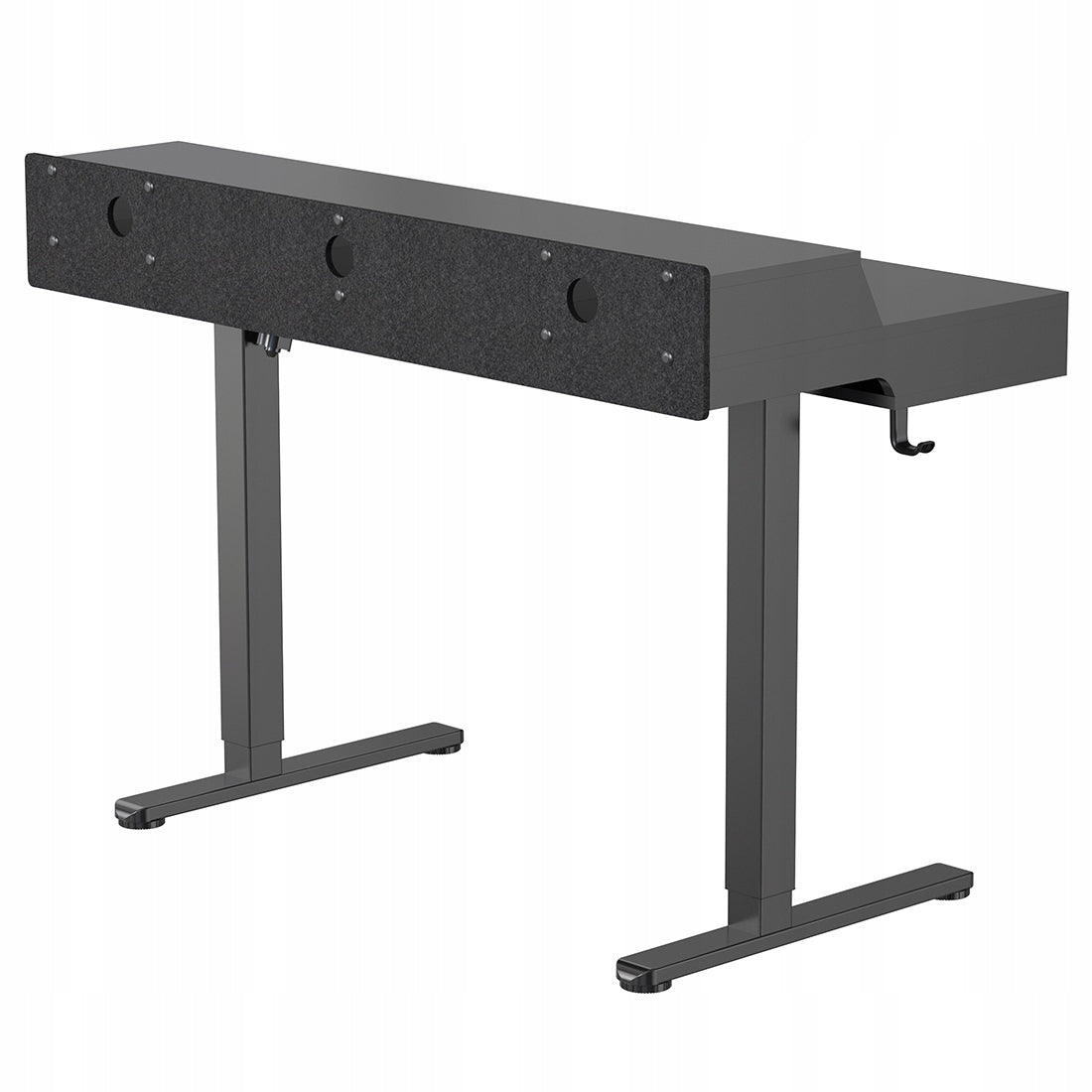 Elektrinis reguliuojamo aukščio rašomasis stalas 120x60cm, aukščio reguliavimas Spacetronik 72–118cm