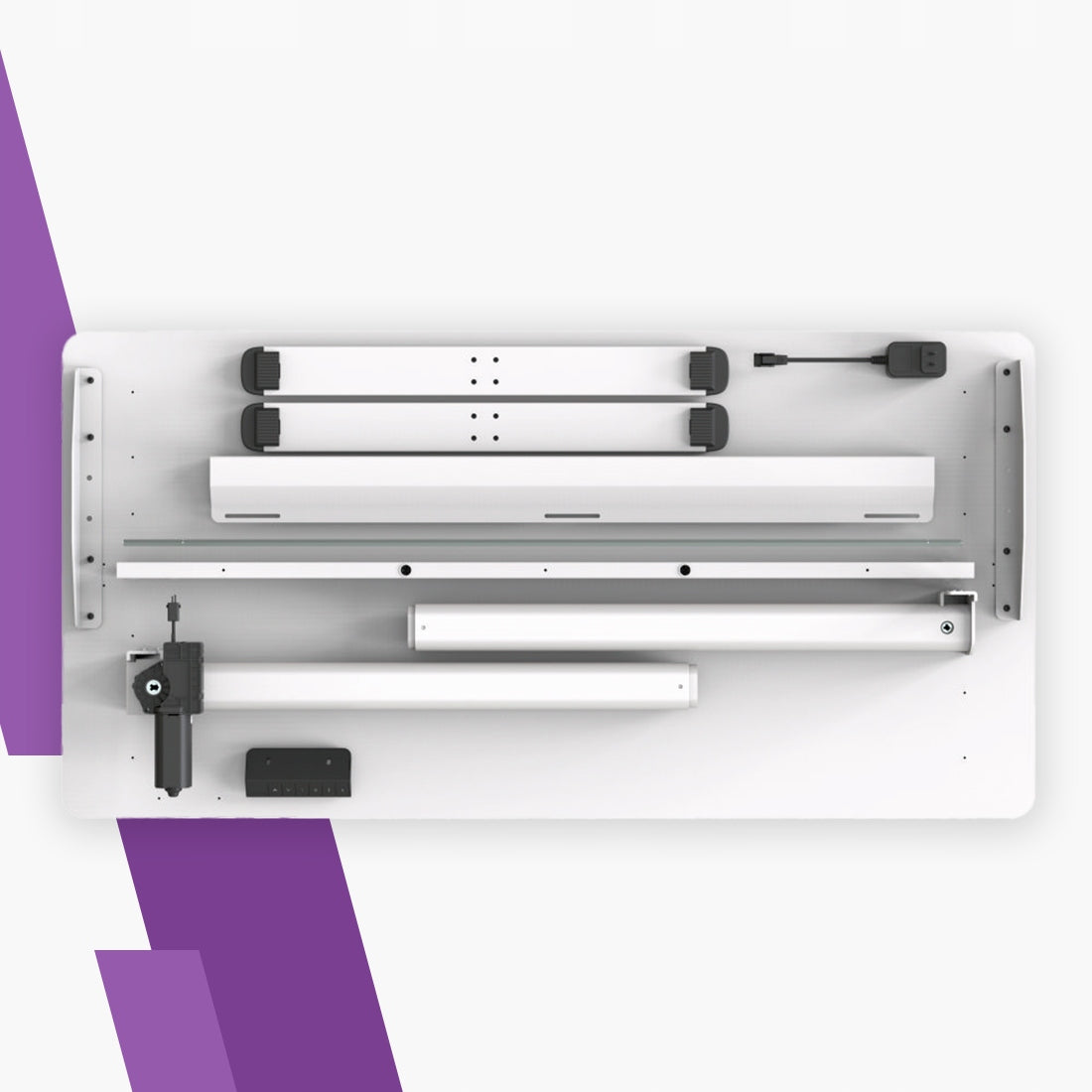 Elektrinis stalas su reguliuojamu aukščiu 120x60cm, 50kg Spacetronik