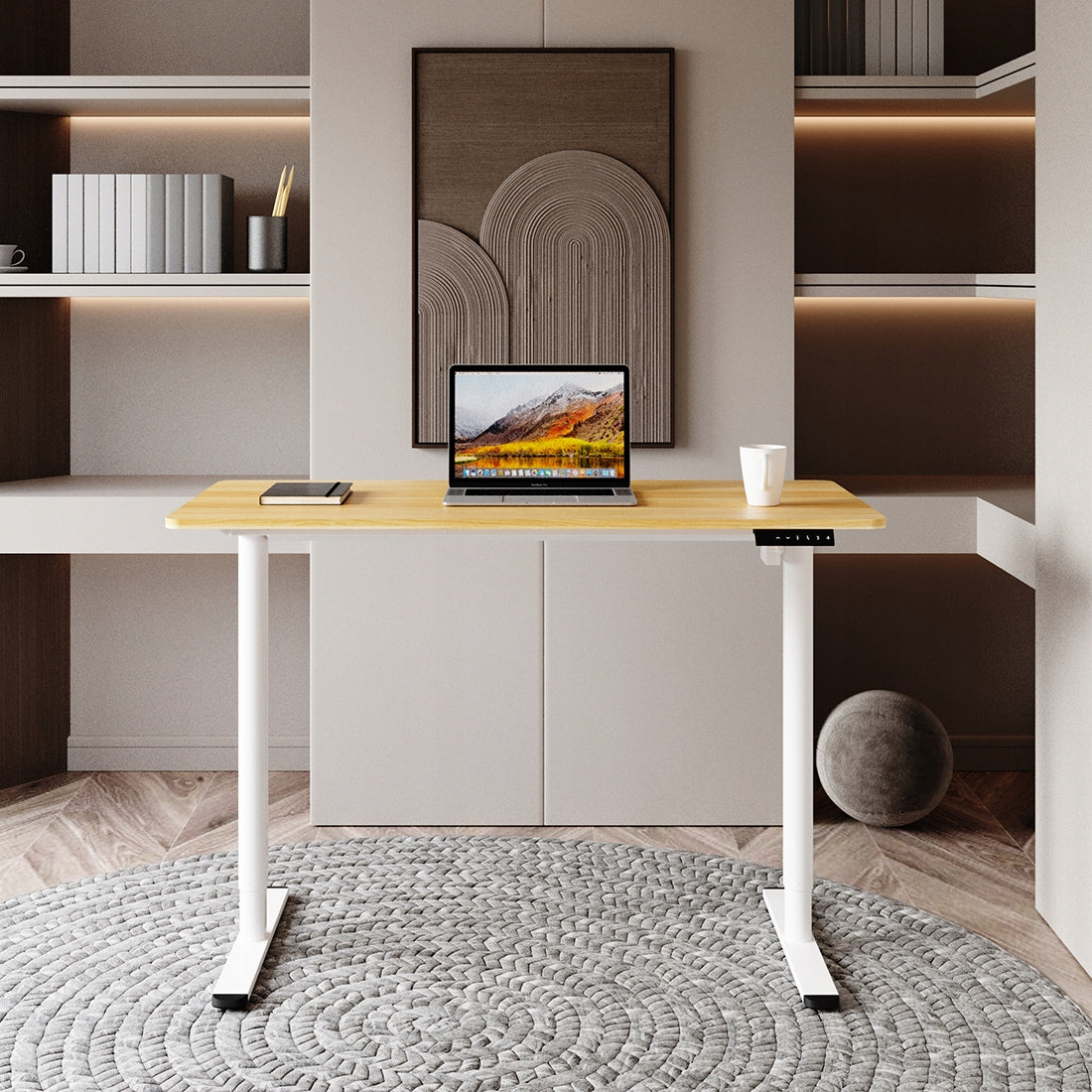 Elektrinis stalas su reguliuojamu aukščiu 120x60cm, 50kg Spacetronik