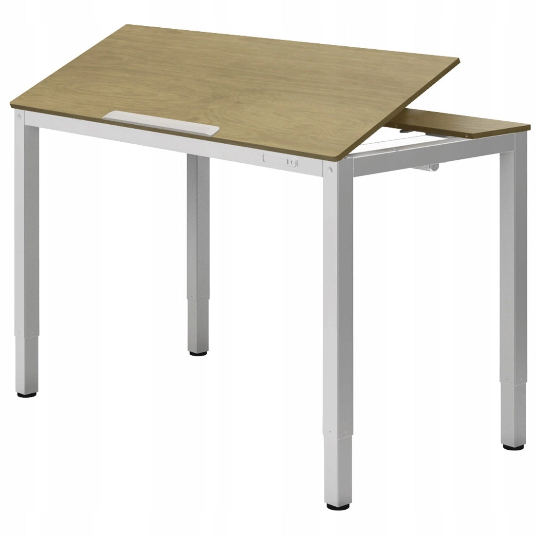 Elektrinis reguliuojamo aukščio rašomasis stalas 140x70 PIEŠIMUI Spacetronik PAKELIAMAS stalviršis