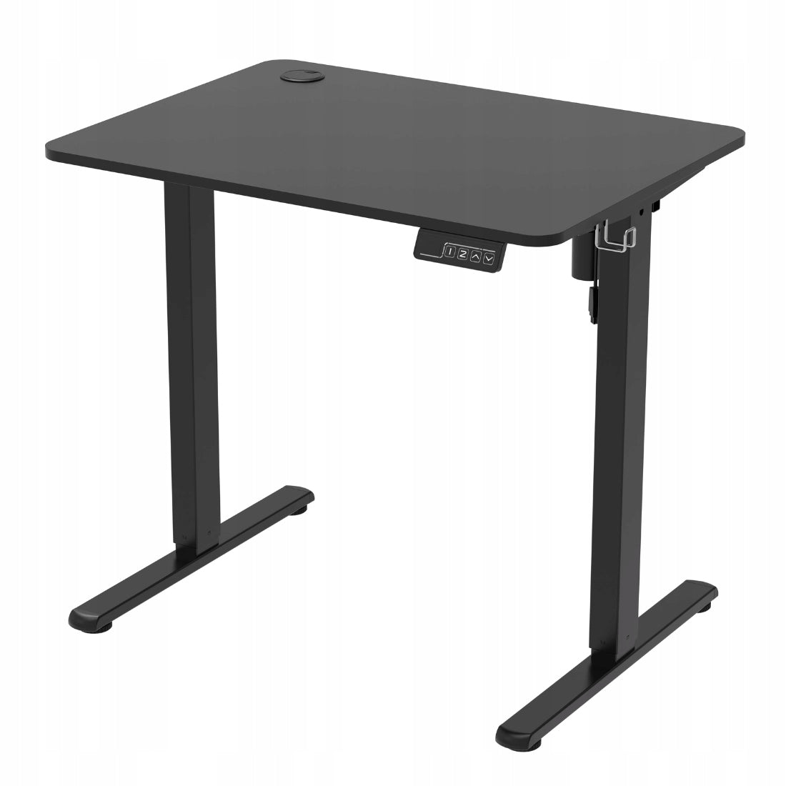 Elektrinis stalas su reguliuojamu aukščiu 80x60 Spacetronik su atmintimi, juodas