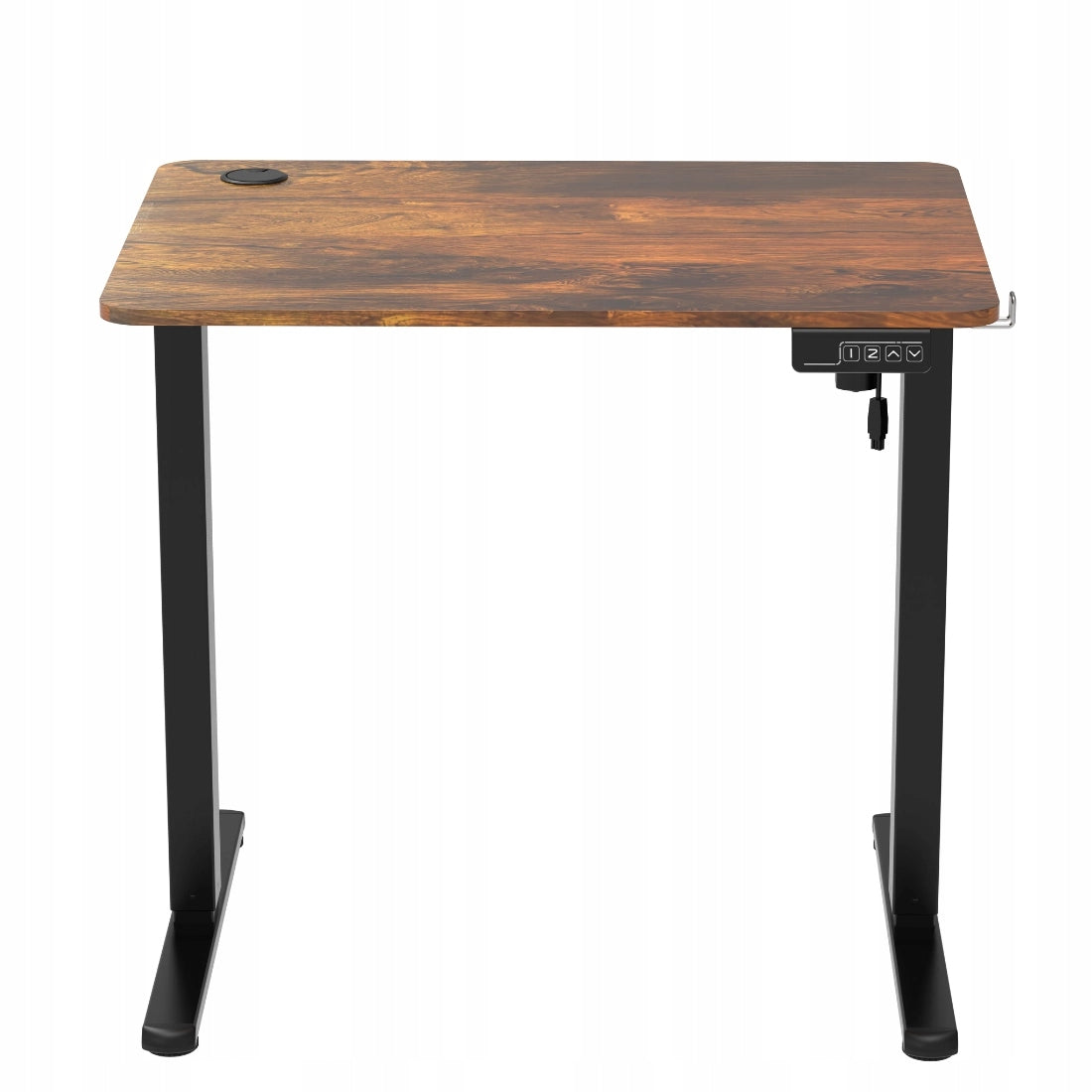 Elektrinis reguliuojamo aukščio stalas 80x60cm Atmintis Spacetronik loftas, kaimiškas