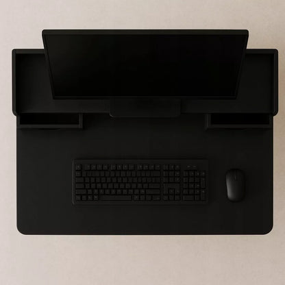 Elektrinis Stalas su Stalčiais 120x60 2xUSB LED Spacetronik Didelis juodas